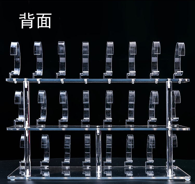 Watch Display Frame Acrylic Fold Continuously C Ring Single Watch Display Frame Transparent Detachable Display Watch Display Frame Acrylic Fold Continuously C Ring Single Watch Display Frame Transparent Detachable Display