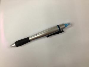 New Korean twin tip pen silver pole fluorescent pen cute flower bar highlighter