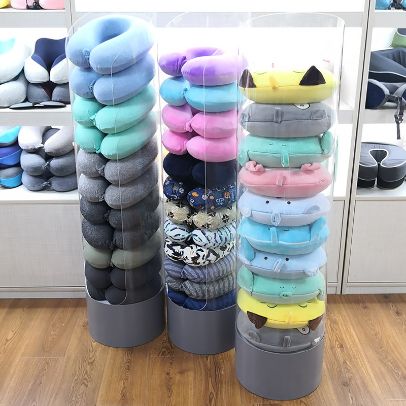 U-shaped pillow Shelf travel pillow Display case Neck pillow Display Case Acrylic Display Case Barrel Display Case