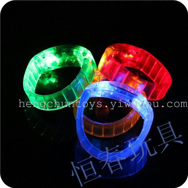Luminescent flashing LED acrylic bracelets glow bracelets glow bracelet bracelet jewelry show supplies