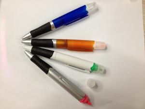 New Korean twin tip pen ballpoint pen and lovely flower bar highlighter