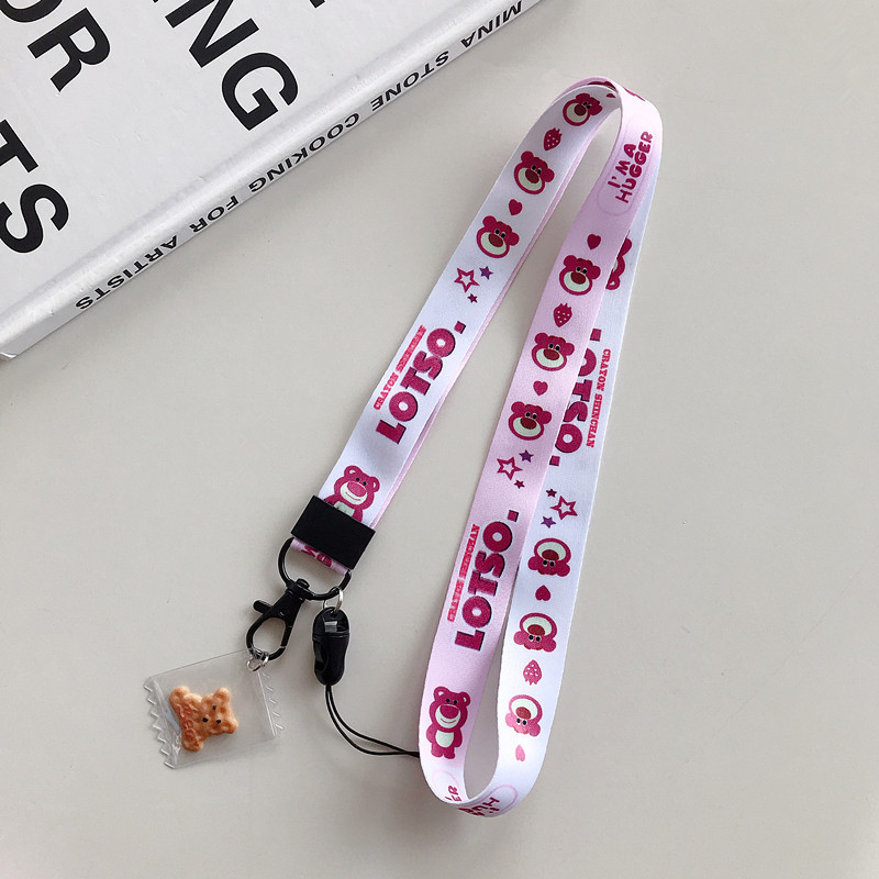 Unisex Cartoon Mobile Phone Lanyard Exhibition Certificate Hanging Rope Spring Fastener Polyester Rope Acrylic Pendant Dual-Use Unisex Cartoon Mobile Phone Lanyard Exhibition Certificate Hanging Rope Spring Fastener Polyester Rope Acrylic Pendant Dual-Use