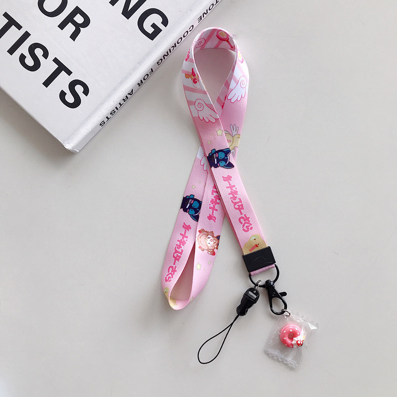 Unisex Cartoon Mobile Phone Lanyard Exhibition Certificate Hanging Rope Spring Fastener Polyester Rope Acrylic Pendant Dual-Use Unisex Cartoon Mobile Phone Lanyard Exhibition Certificate Hanging Rope Spring Fastener Polyester Rope Acrylic Pendant Dual-Use