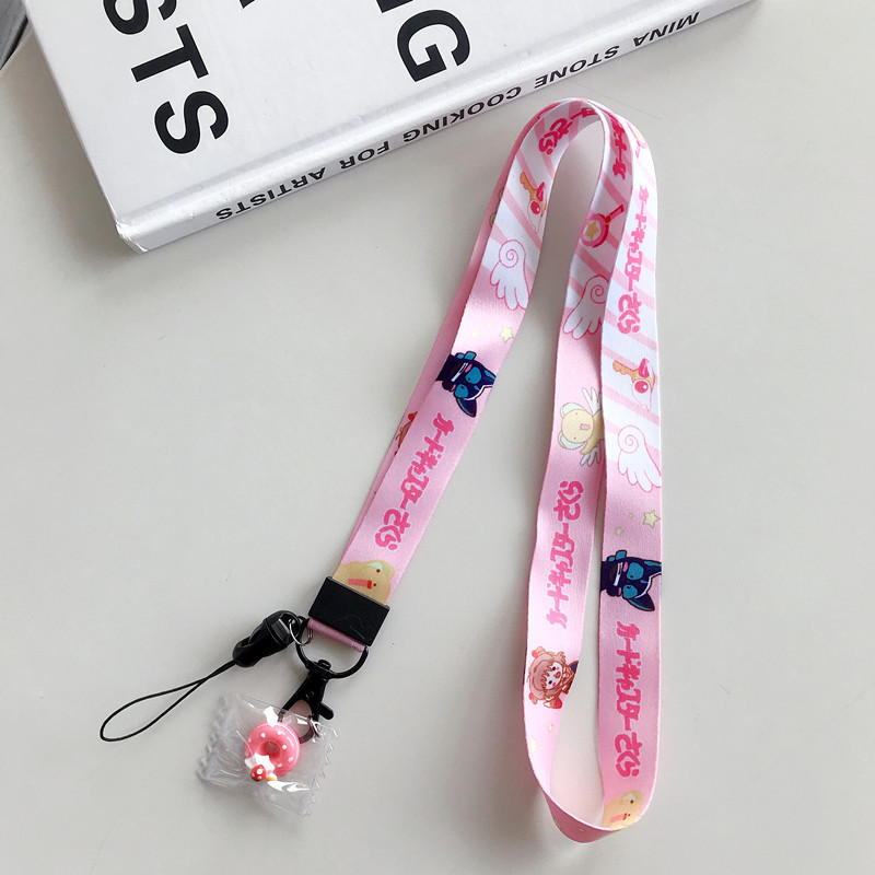 Unisex Cartoon Mobile Phone Lanyard Exhibition Certificate Hanging Rope Spring Fastener Polyester Rope Acrylic Pendant Dual-Use Unisex Cartoon Mobile Phone Lanyard Exhibition Certificate Hanging Rope Spring Fastener Polyester Rope Acrylic Pendant Dual-Use