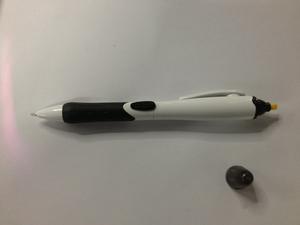 New Korean twin tip pen ballpoint pen and lovely flower bar highlighter