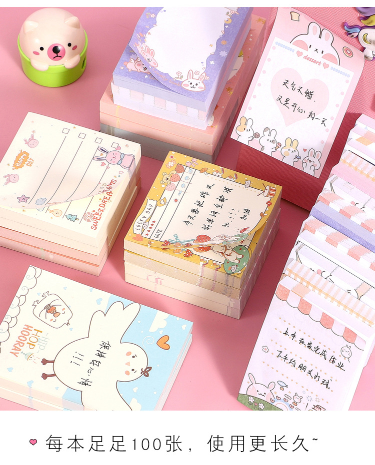 Colorful Cartoon Sticky Notes Notepad Student Anime Creative Office Tearable Self-Adhesive Note Sticker Stationery Wholesale Colorful Cartoon Sticky Notes Notepad Student Anime Creative Office Tearable Self-Adhesive Note Sticker Stationery Wholesale