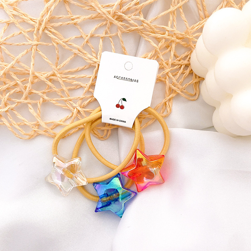 New Korean Style Cute Hair String Love Hair Accessories Internet Celebrity Ins Rubber Band Hair Ring Laser Acrylic Headdress Flower Headwear New Korean Style Cute Hair String Love Hair Accessories Internet Celebrity Ins Rubber Band Hair Ring Laser Acrylic Headdress Flower Headwear