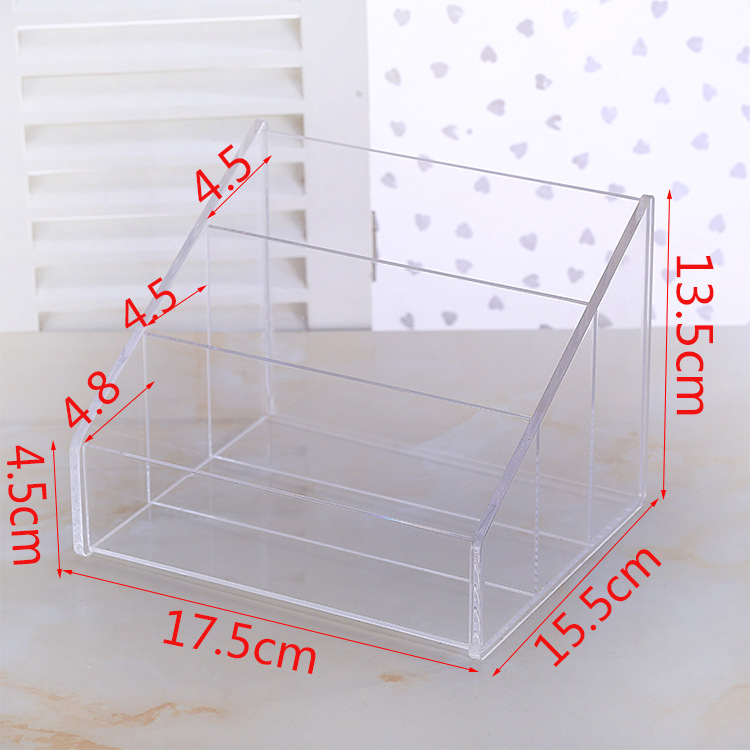 European-Style Cosmetics Storage Box High-End Acrylic Transparent Makeup Skin Care Products Display Organizer Lipstick Storage European-Style Cosmetics Storage Box High-End Acrylic Transparent Makeup Skin Care Products Display Organizer Lipstick Storage