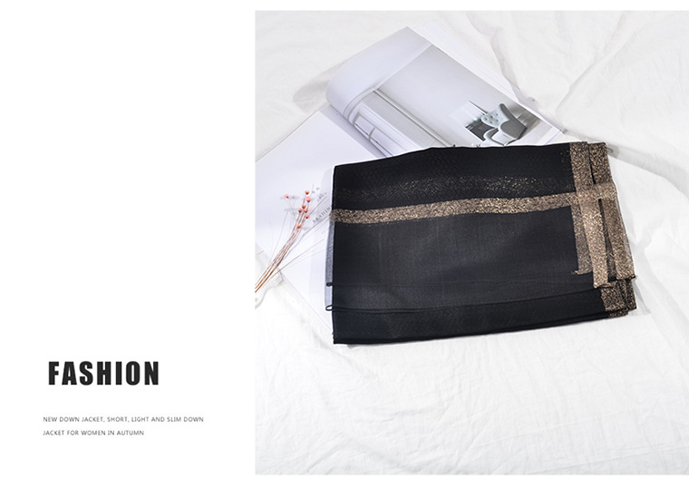 New Korean Style Pure Color Silk Acrylic Scarf Women's Long Scarf Gold Sequined Scarf Summer Sunscreen Shawl New Korean Style Pure Color Silk Acrylic Scarf Women's Long Scarf Gold Sequined Scarf Summer Sunscreen Shawl