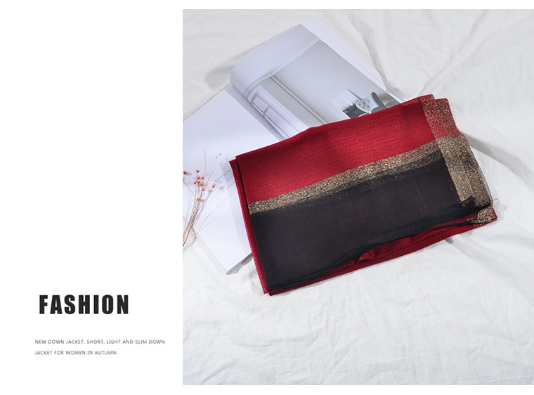 New Korean Style Pure Color Silk Acrylic Scarf Women's Long Scarf Gold Sequined Scarf Summer Sunscreen Shawl New Korean Style Pure Color Silk Acrylic Scarf Women's Long Scarf Gold Sequined Scarf Summer Sunscreen Shawl
