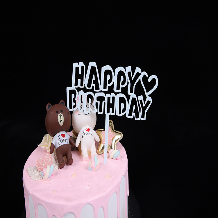 Factory in Stock Acrylic Birthday Decorative Card Acrylic Birthday and Holiday Cake Decorative Flag Plug-in 10 Pack Factory in Stock Acrylic Birthday Decorative Card Acrylic Birthday and Holiday Cake Decorative Flag Plug-in 10 Pack