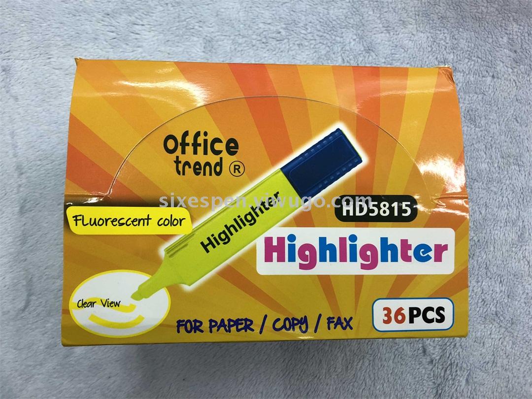 Supermarket special highlighter one end three draw highlighter Supermarket special highlighter one end three draw highlighter