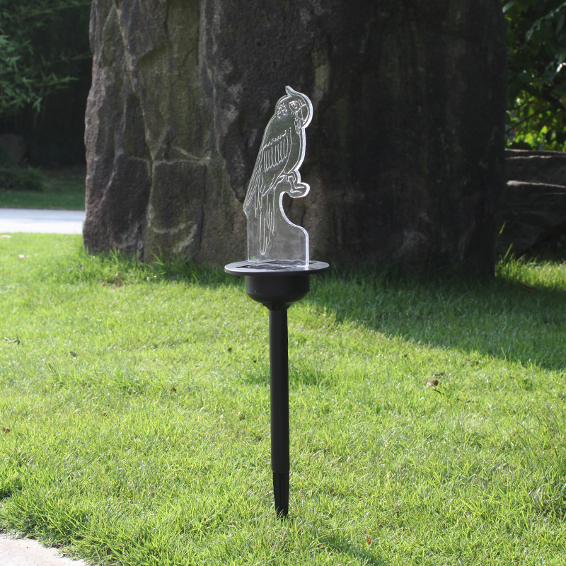 Solar Acrylic Lawn Lamp Plug Ground Small Night Lamp Yard Decorative Waterproof Garden Villa Garden Lamp