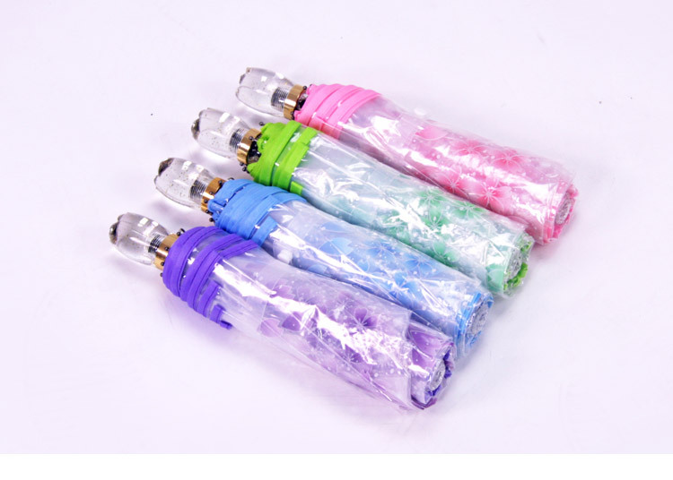 Umbrella Acrylic High-End Transparent Umbrella Cherry Blossom Korean Sun Umbrella Gift Advertising Umbrella Printed Logo Umbrella Acrylic High-End Transparent Umbrella Cherry Blossom Korean Sun Umbrella Gift Advertising Umbrella Printed Logo