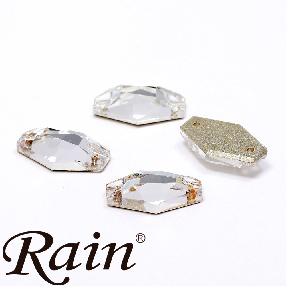 SOURCE Manufacturer Geometric Crystal Glass Acrylic Shirt Button Shirt Sweater Children&#039;s Clothing Button Wholesale