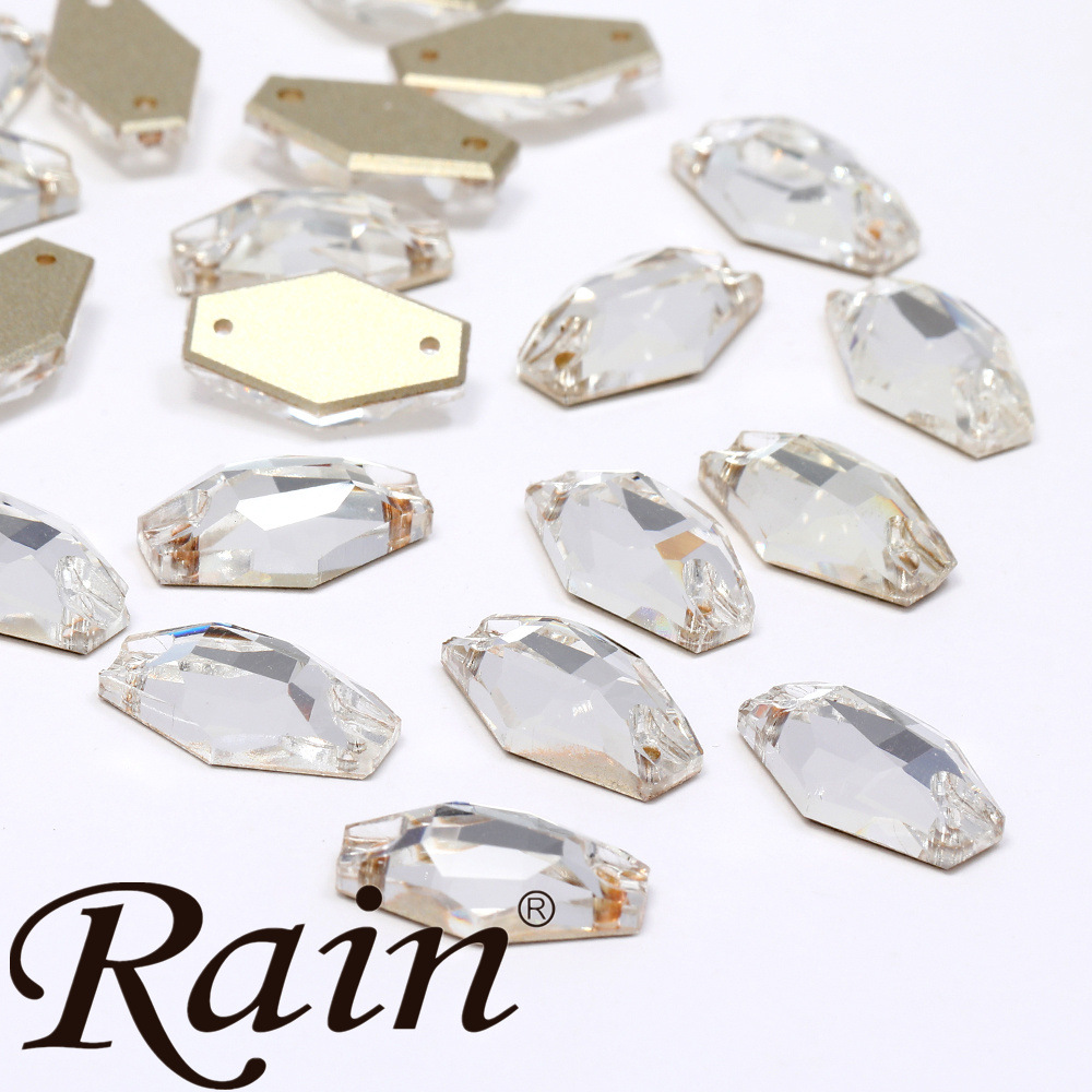 SOURCE Manufacturer Geometric Crystal Glass Acrylic Shirt Button Shirt Sweater Children&#039;s Clothing Button Wholesale