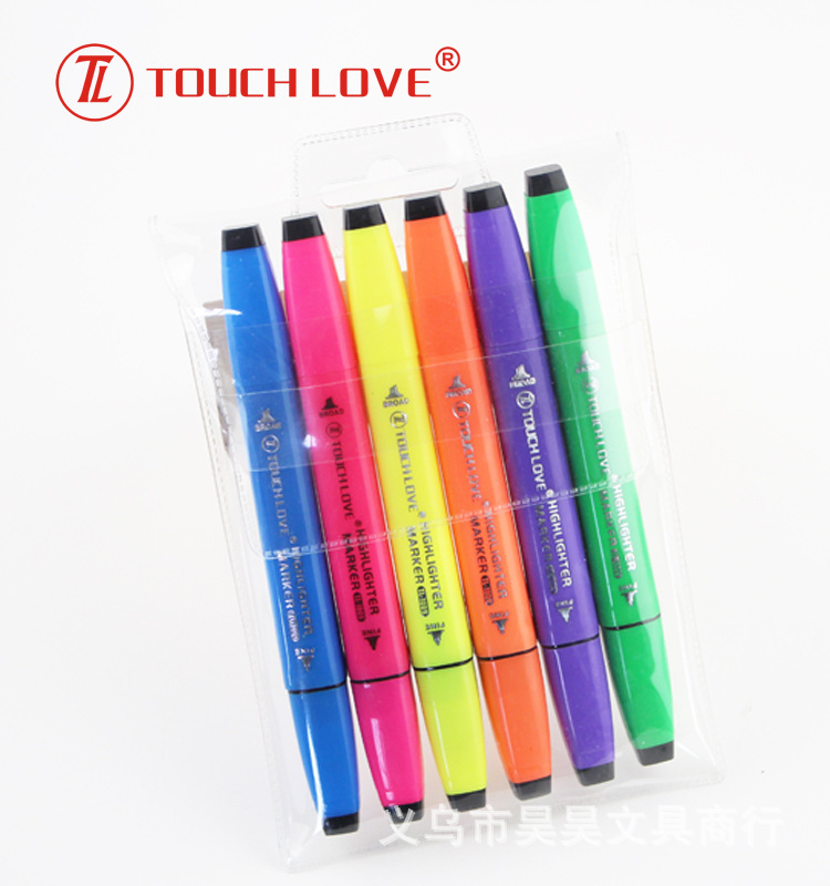 TOUCH LOVE tl-1009 double-headed highlighter color marker manufacturers direct sales