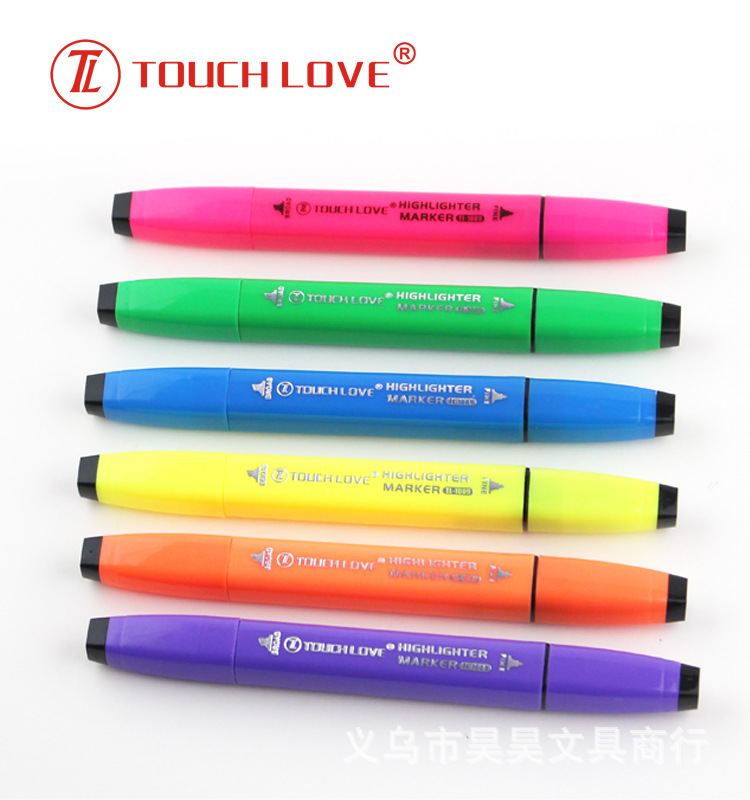 TOUCH LOVE tl-1009 double-headed highlighter color marker manufacturers direct sales