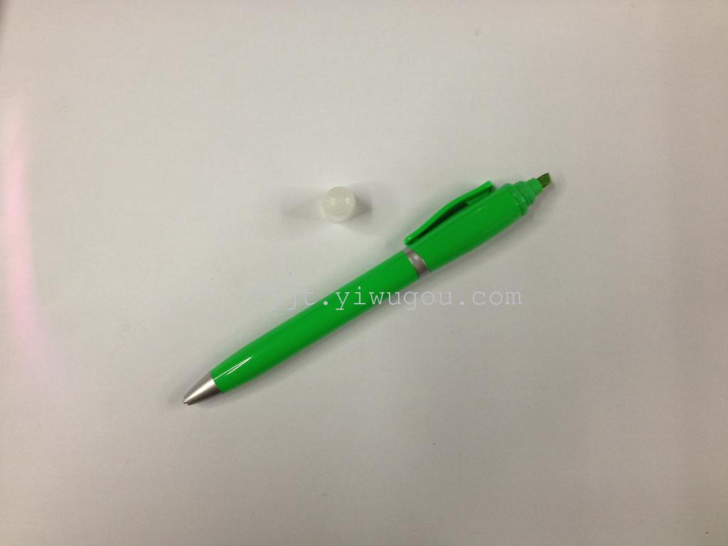 New Korean double pen Ballpen cute highlighter
