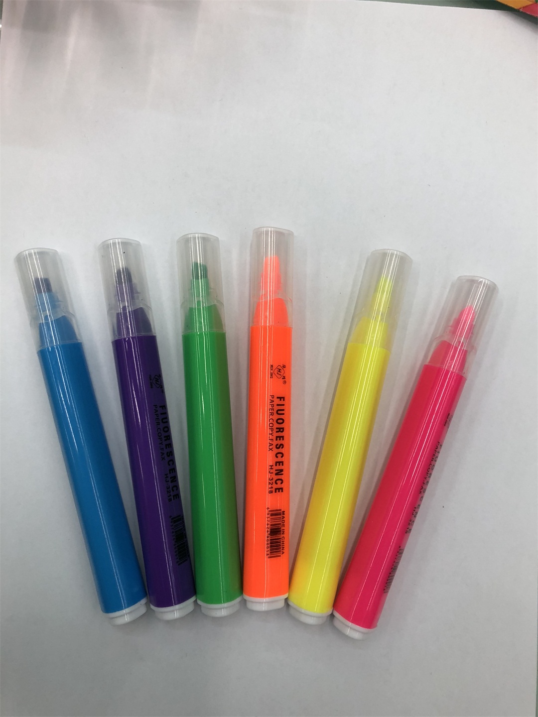 New 2019 triangle pen highlighter supermarket stationery set