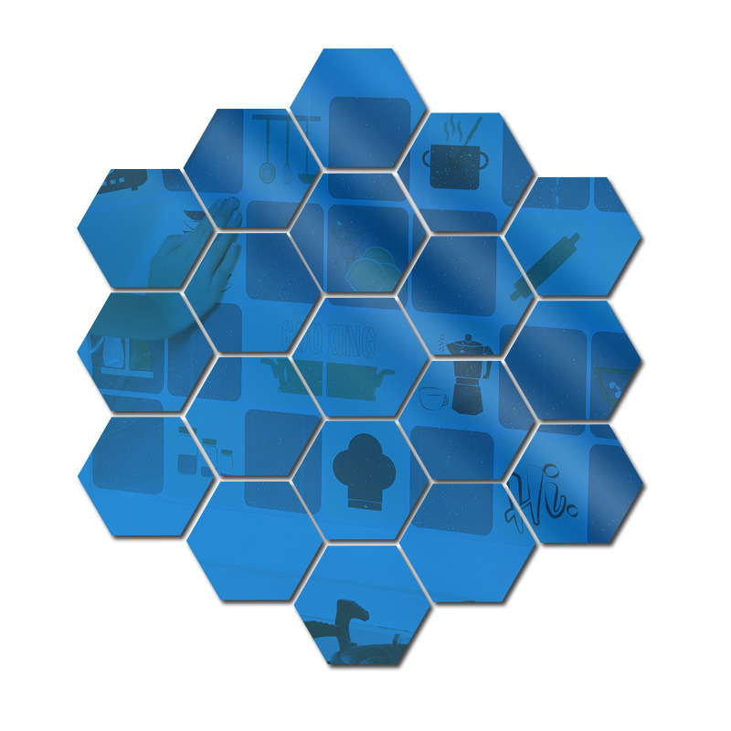 Home Artifact Hexagonal Mirror Stickers Self-Adhesive Mirror Acrylic Stickers Living Room Bedroom Vertical Entrance Mirror Decorative Sticker Home Artifact Hexagonal Mirror Stickers Self-Adhesive Mirror Acrylic Stickers Living Room Bedroom Vertical Entrance Mirror Decorative Sticker