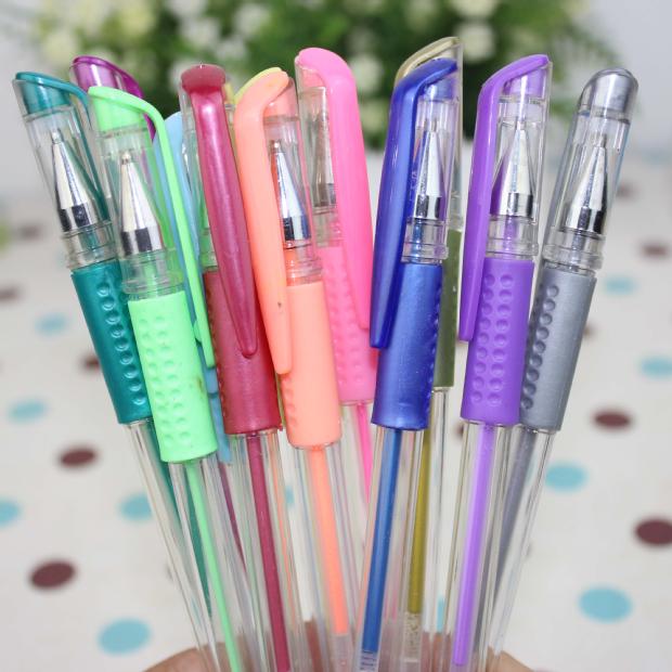 Korea stationery chaoyi queer 丨 Flash Flash pen Pen Highlighter cute jelly-European-standard 12-color Korea stationery chaoyi queer 丨 Flash Flash pen Pen Highlighter cute jelly-European-standard 12-color