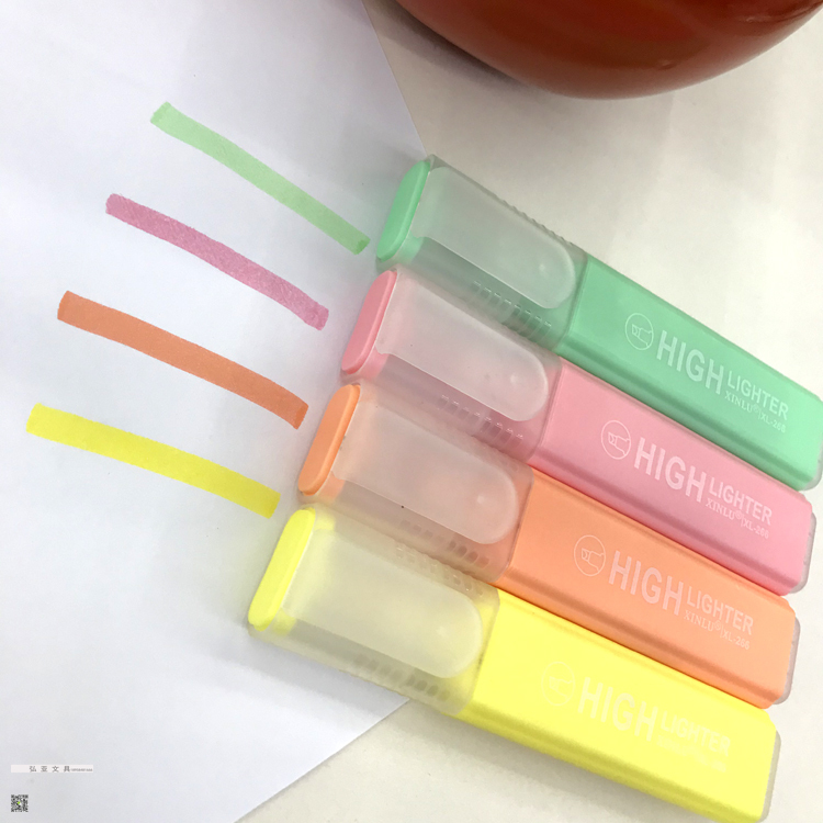 Mini Macaron Light Highlighter Eye Protection Candy Color 6-Color Set Fluorescent Mark Marker Pen Mini Macaron Light Highlighter Eye Protection Candy Color 6-Color Set Fluorescent Mark Marker Pen