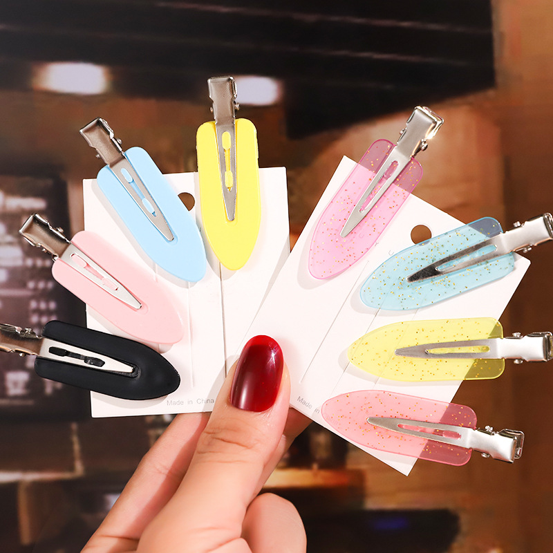 European and American Hair Accessories Women's Foreign Trade Barrettes Black and White Plaid Head Clip Updo Large Size Acetate Acrylic Grip Back Head Hair Claw