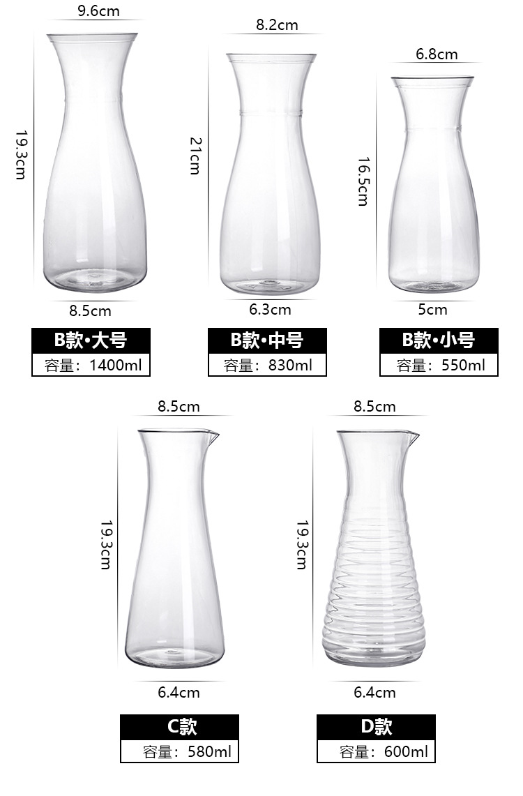 PC Jug Acrylic Foreign Wine Liquor Divider Transparent Plastic Kyv Not Broken Liquor Divider Bottle Opener Drink Pot PC Jug Acrylic Foreign Wine Liquor Divider Transparent Plastic Kyv Not Broken Liquor Divider Bottle Opener Drink Pot