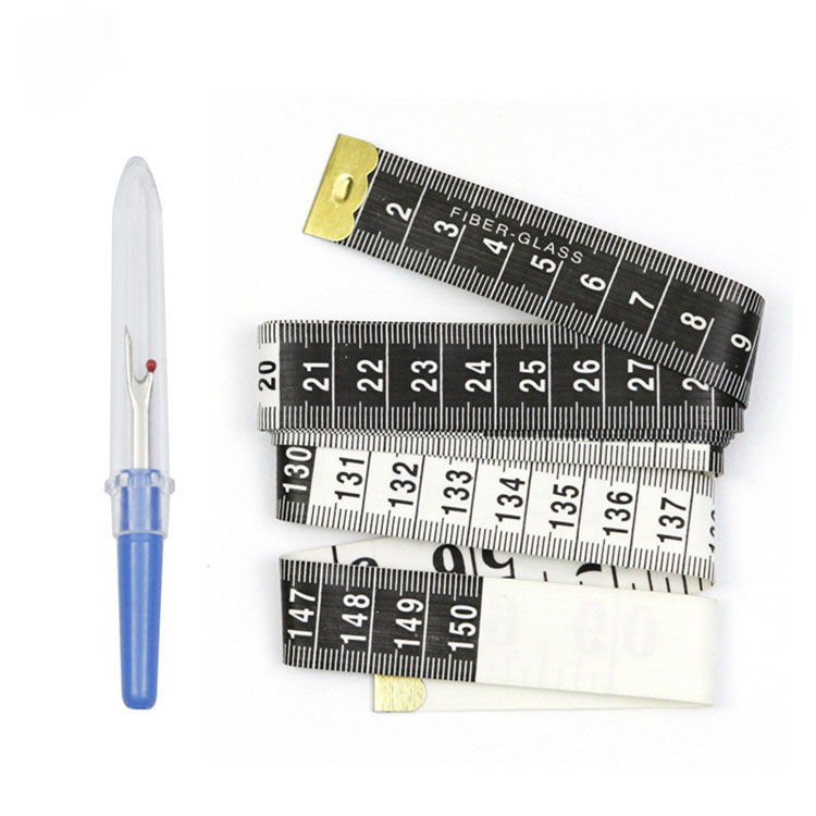 Stitching knife/tape measure, tape/strip cutter, card holder, direct sales.