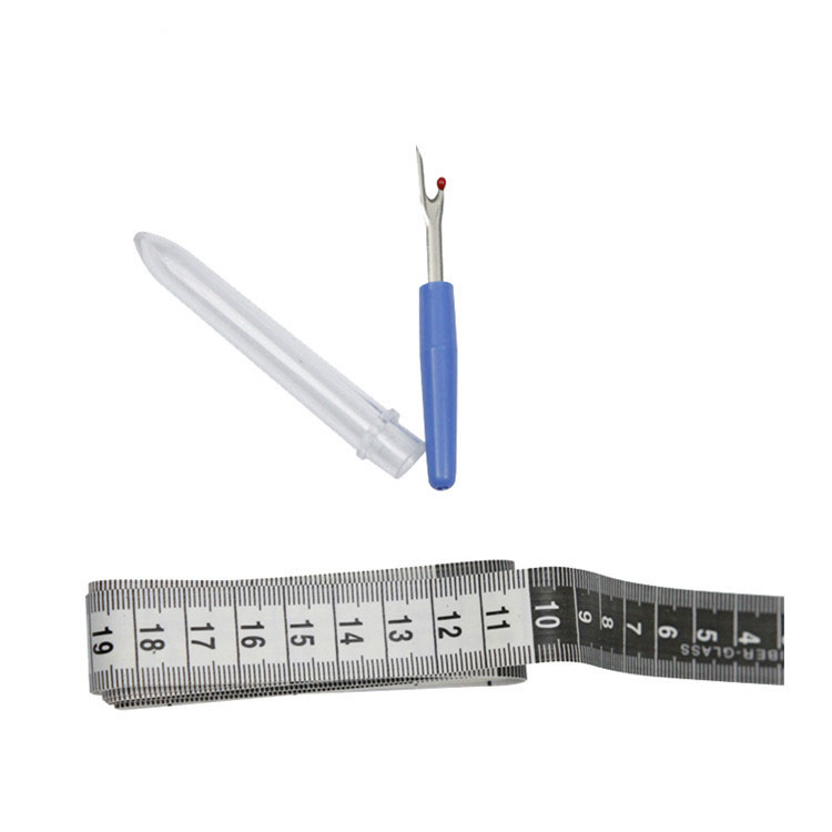 Stitching knife/tape measure, tape/strip cutter, card holder, direct sales.