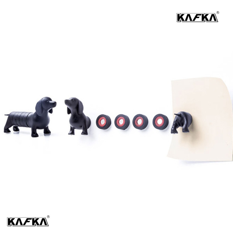 New puppy sticker magnetic refrigerator magnet creative cartoon message New puppy sticker magnetic refrigerator magnet creative cartoon message