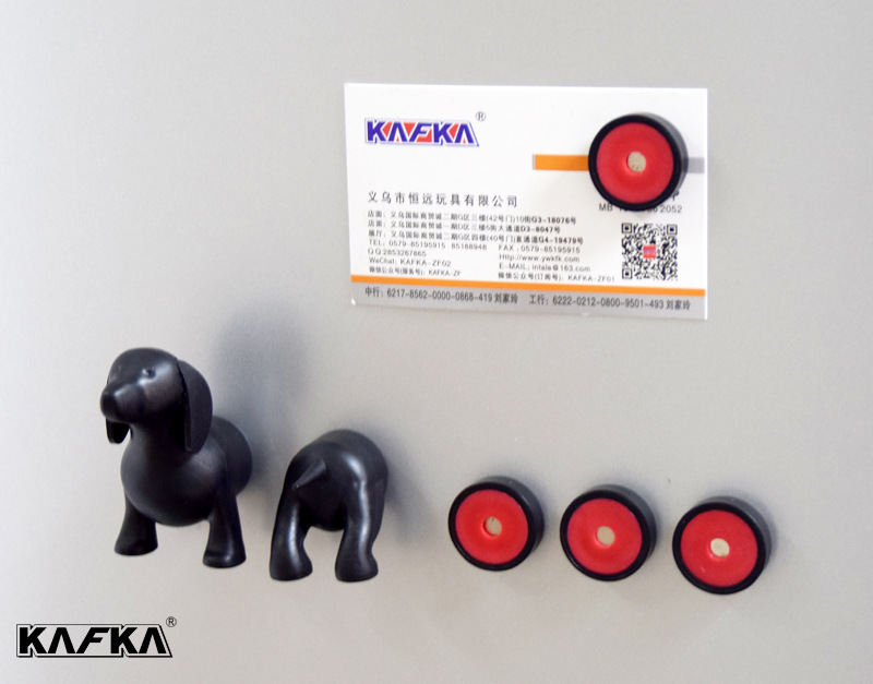 New puppy sticker magnetic refrigerator magnet creative cartoon message New puppy sticker magnetic refrigerator magnet creative cartoon message