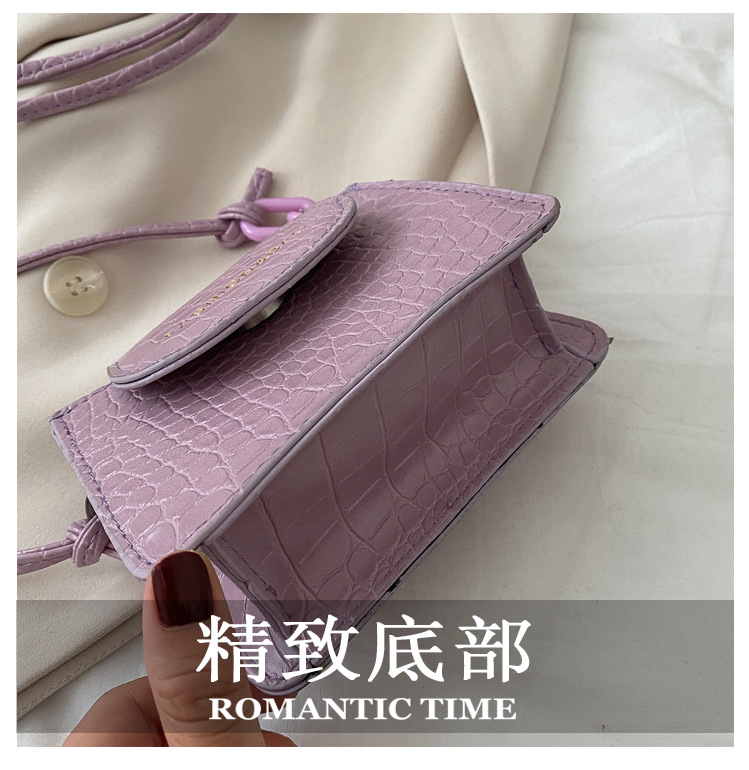 Acrylic Chain Small Bag for Women 2020 New Popular Net Red Trendy Ins Mini Messenger Bag Textured One-Shoulder Bag