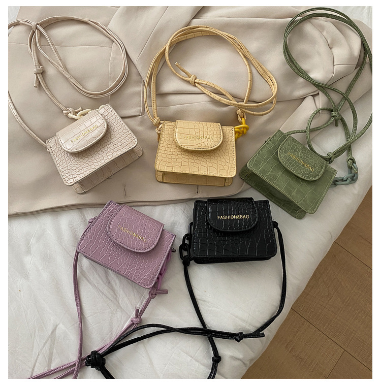 Acrylic Chain Small Bag for Women 2020 New Popular Net Red Trendy Ins Mini Messenger Bag Textured One-Shoulder Bag
