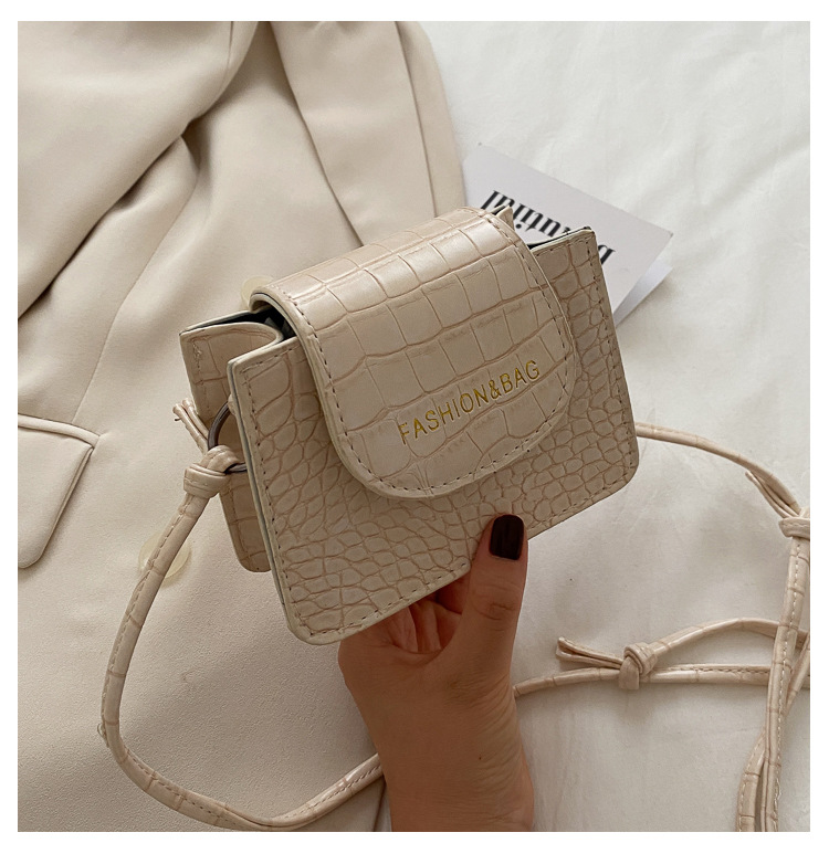 Acrylic Chain Small Bag for Women 2020 New Popular Net Red Trendy Ins Mini Messenger Bag Textured One-Shoulder Bag