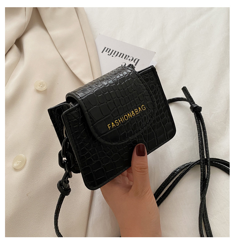 Acrylic Chain Small Bag for Women 2020 New Popular Net Red Trendy Ins Mini Messenger Bag Textured One-Shoulder Bag