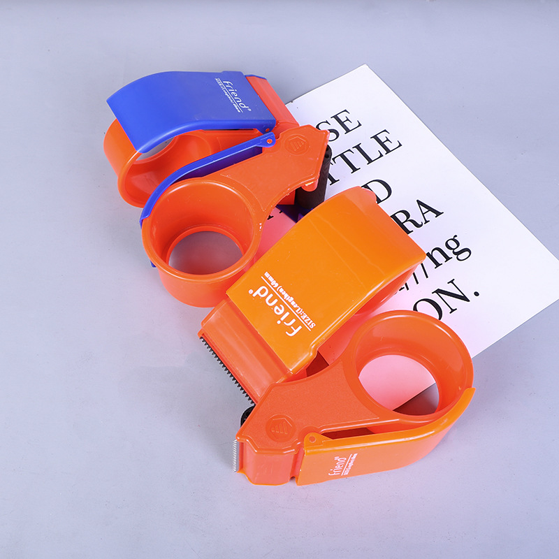 The new innovative lengthening cutter office learning tape base 48MM plastic sealing device customized LOGO hot selling