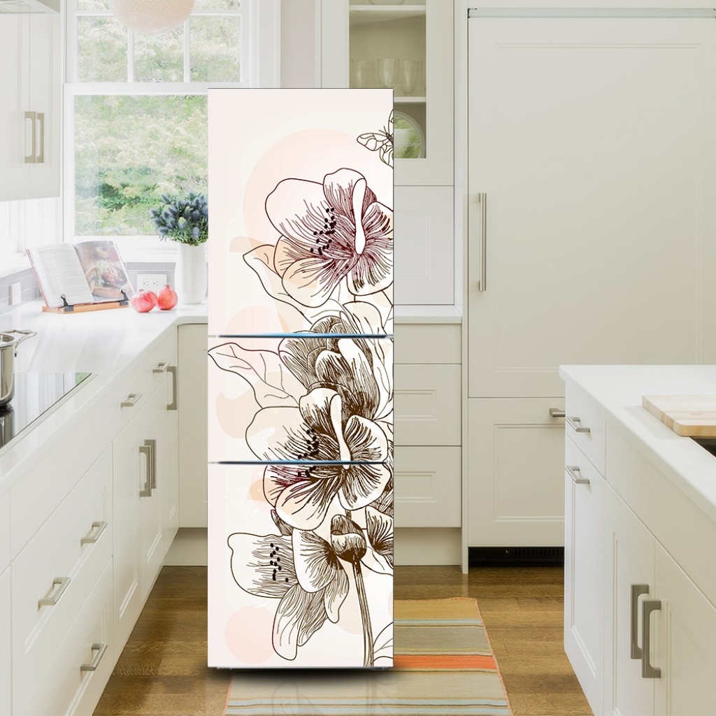 Trending Cartoon Cute Fridge Stickers Full Stickers Personality Refurbishing Sticker Creative Decorative Stickers Self-Adhesive Waterproof Removable Trending Cartoon Cute Fridge Stickers Full Stickers Personality Refurbishing Sticker Creative Decorative Stickers Self-Adhesive Waterproof Removable