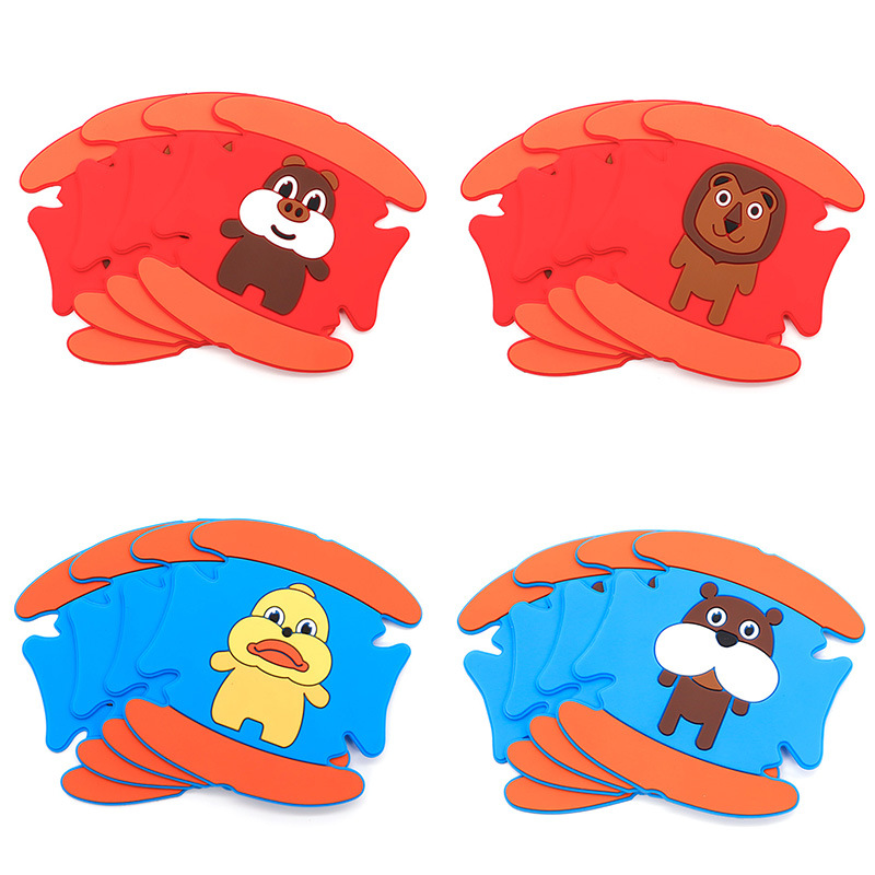 Car Door Handle Stickers Cartoon Door Handle Sticker Anti-Scratch Sticker Creative Door Handle Sticker Anti-Scratch Glue Strip R-2037