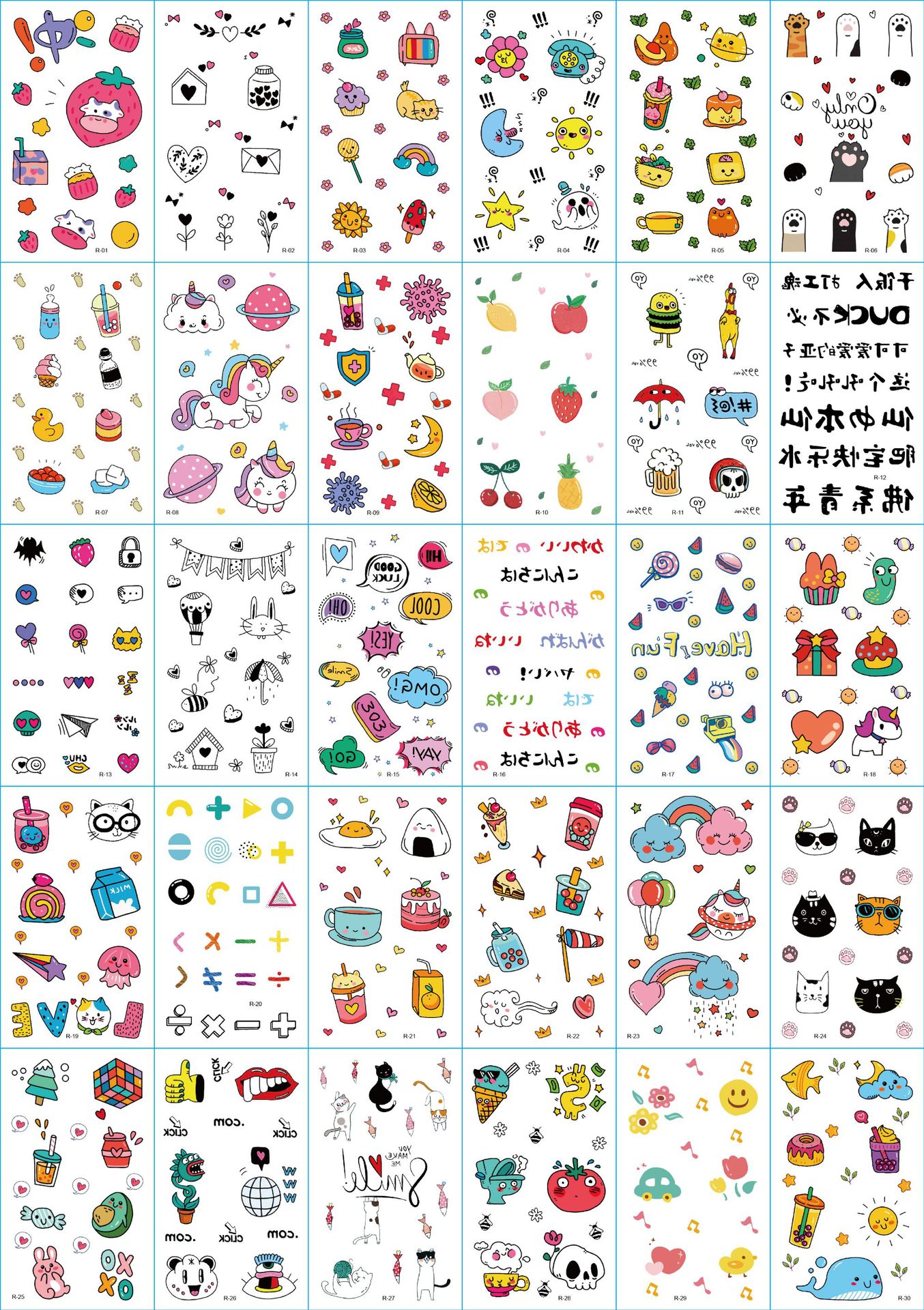 Fresh Tattoo Sticker Creative Cartoon Ins Style Finger Tattoo Sticker Letters Bianhua Eyebrow Stickers Customization Fresh Tattoo Sticker Creative Cartoon Ins Style Finger Tattoo Sticker Letters Bianhua Eyebrow Stickers Customization