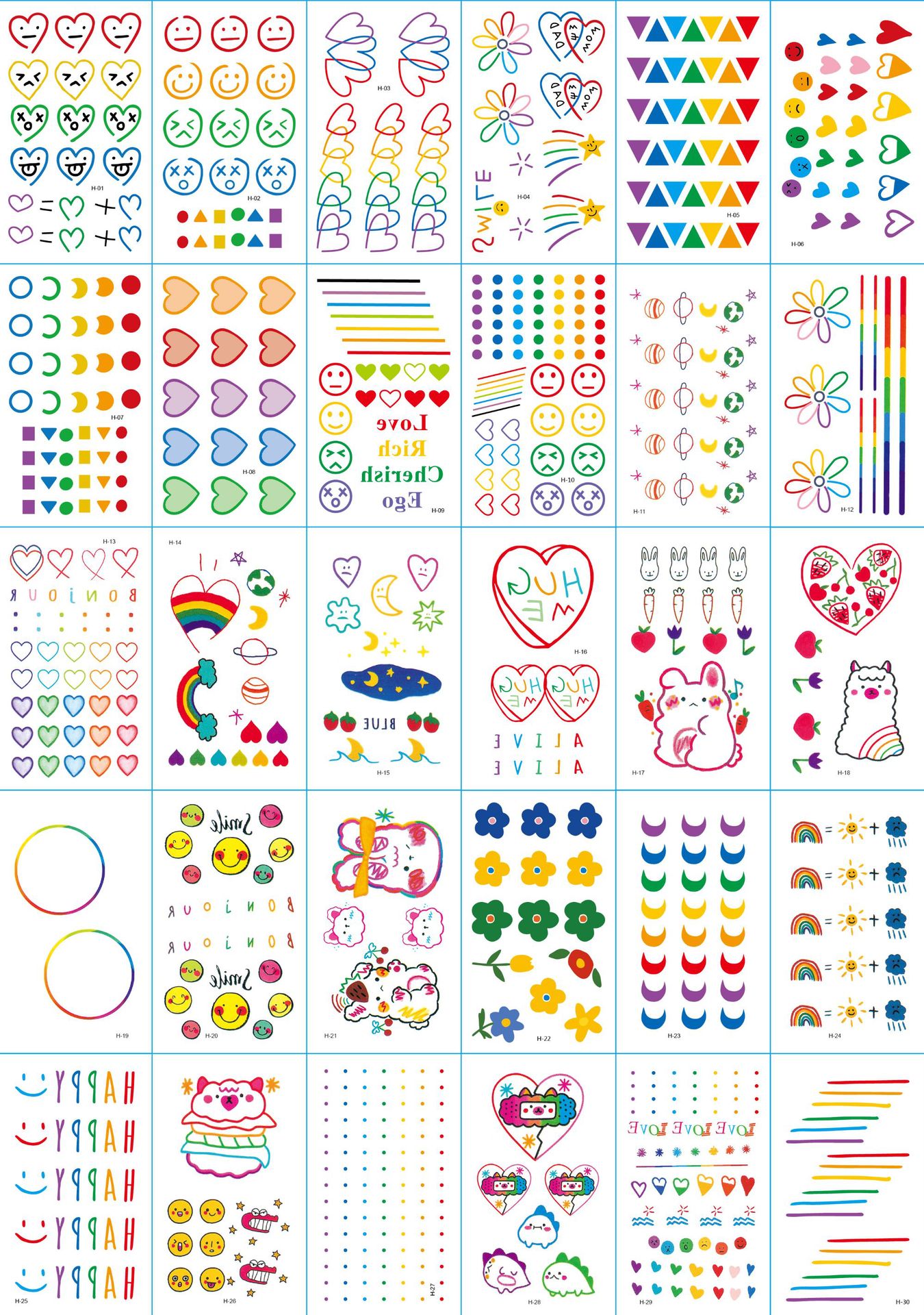 Fresh Tattoo Sticker Creative Cartoon Ins Style Finger Tattoo Sticker Letters Bianhua Eyebrow Stickers Customization Fresh Tattoo Sticker Creative Cartoon Ins Style Finger Tattoo Sticker Letters Bianhua Eyebrow Stickers Customization
