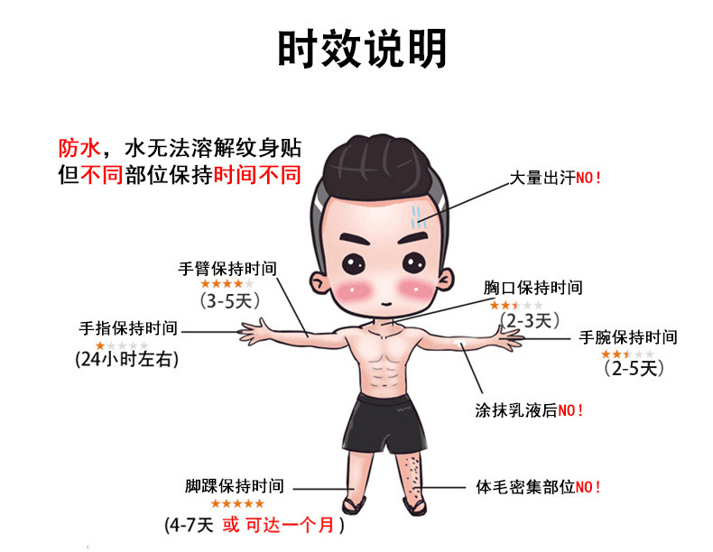 Fresh Tattoo Sticker Creative Cartoon Ins Style Finger Tattoo Sticker Letters Bianhua Eyebrow Stickers Customization Fresh Tattoo Sticker Creative Cartoon Ins Style Finger Tattoo Sticker Letters Bianhua Eyebrow Stickers Customization