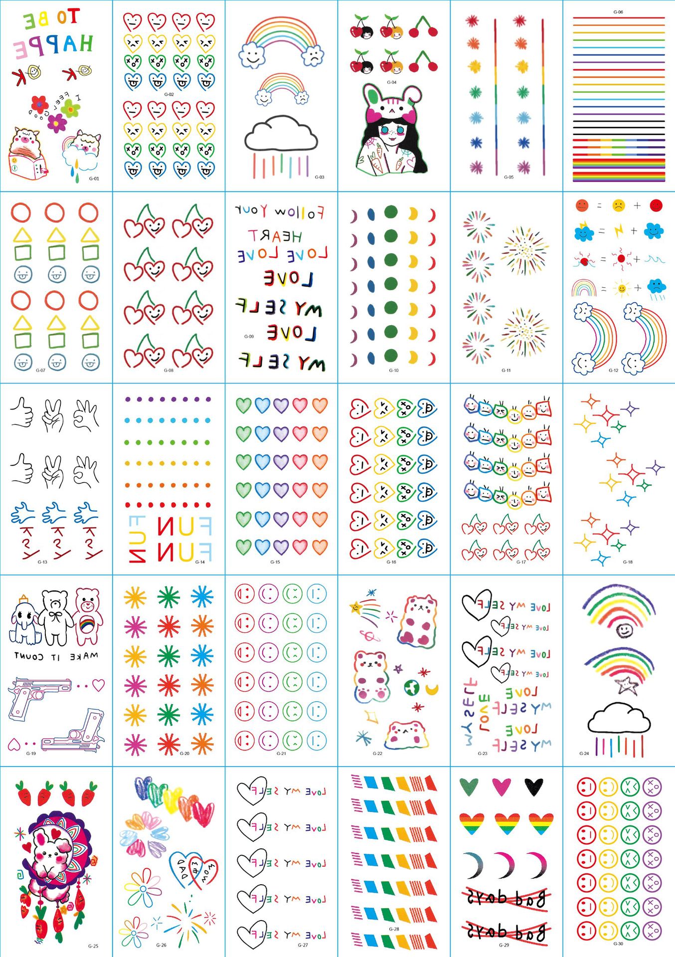 Fresh Tattoo Sticker Creative Cartoon Ins Style Finger Tattoo Sticker Letters Bianhua Eyebrow Stickers Customization Fresh Tattoo Sticker Creative Cartoon Ins Style Finger Tattoo Sticker Letters Bianhua Eyebrow Stickers Customization