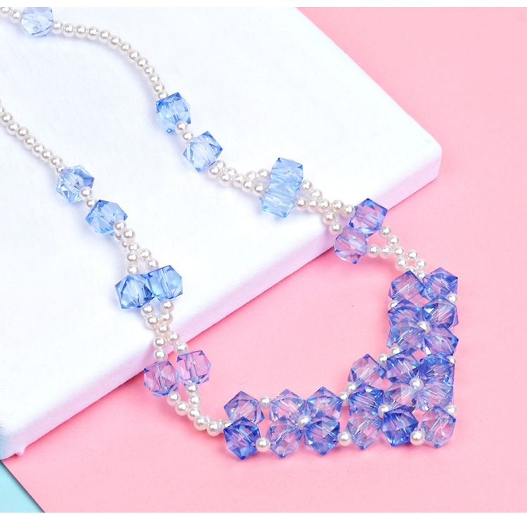 24 Grid Acrylic Beaded Children's Beaded Toys DIY Handmade Girl Bead-Stringing Toy Wear Necklace Bracelet Puzzle