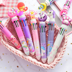 Korean Creative Cartoon Stationery Portable Donut Tape Base Magic Tape Cutter with Small Tape