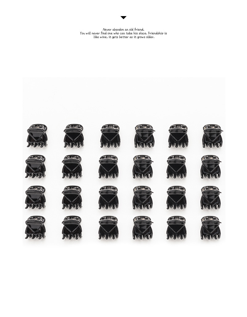Mini Cute Barrettes Girls Broken Hair Black Bangs Small Jaw Clip Cross-Border Simple Acrylic Hair Accessories Mini Cute Barrettes Girls Broken Hair Black Bangs Small Jaw Clip Cross-Border Simple Acrylic Hair Accessories