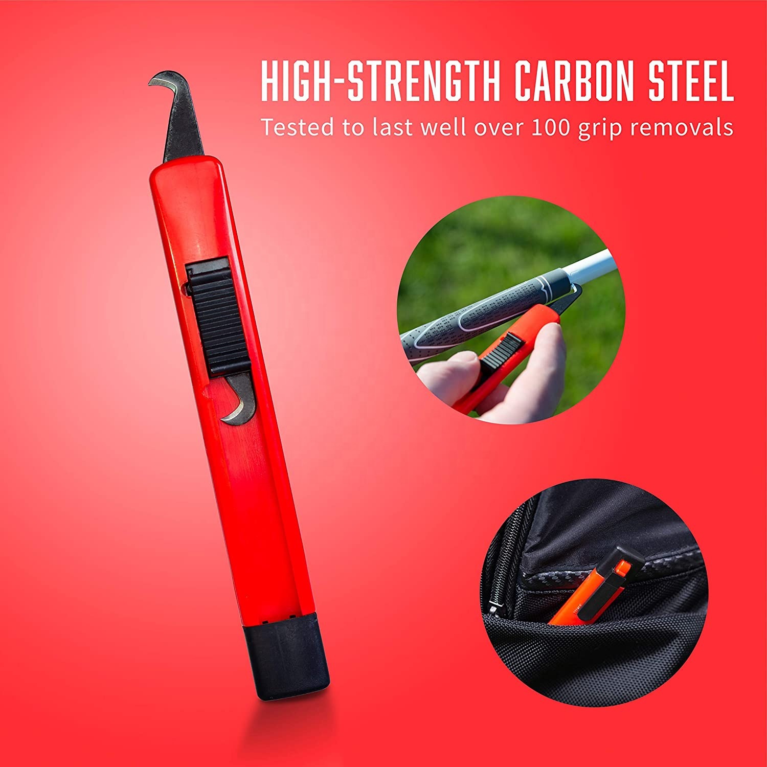 Golf Grip Replacement Accessories Combination Club Double-Sided Adhesive Glassine Tape Plastic Cutter Rubber Fixture Sol Agent