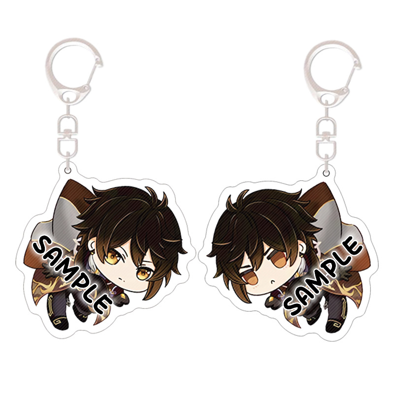 God Peripheral Accessories Acrylic Keychain DoubleSided Sandwich Ornaments Student Gift Birthday Comic Show Ornaments