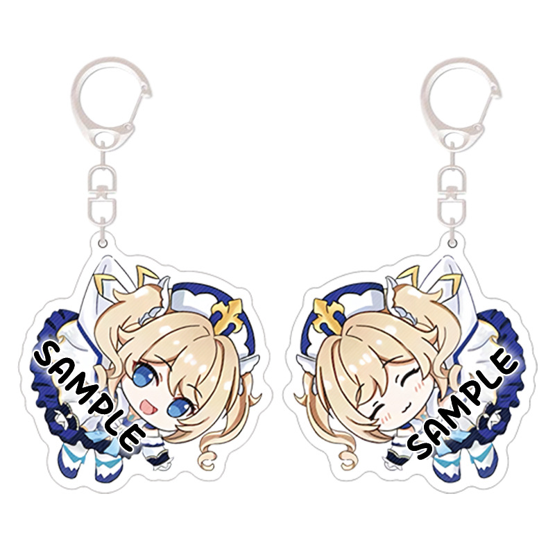God Peripheral Accessories Acrylic Keychain DoubleSided Sandwich Ornaments Student Gift Birthday Comic Show Ornaments